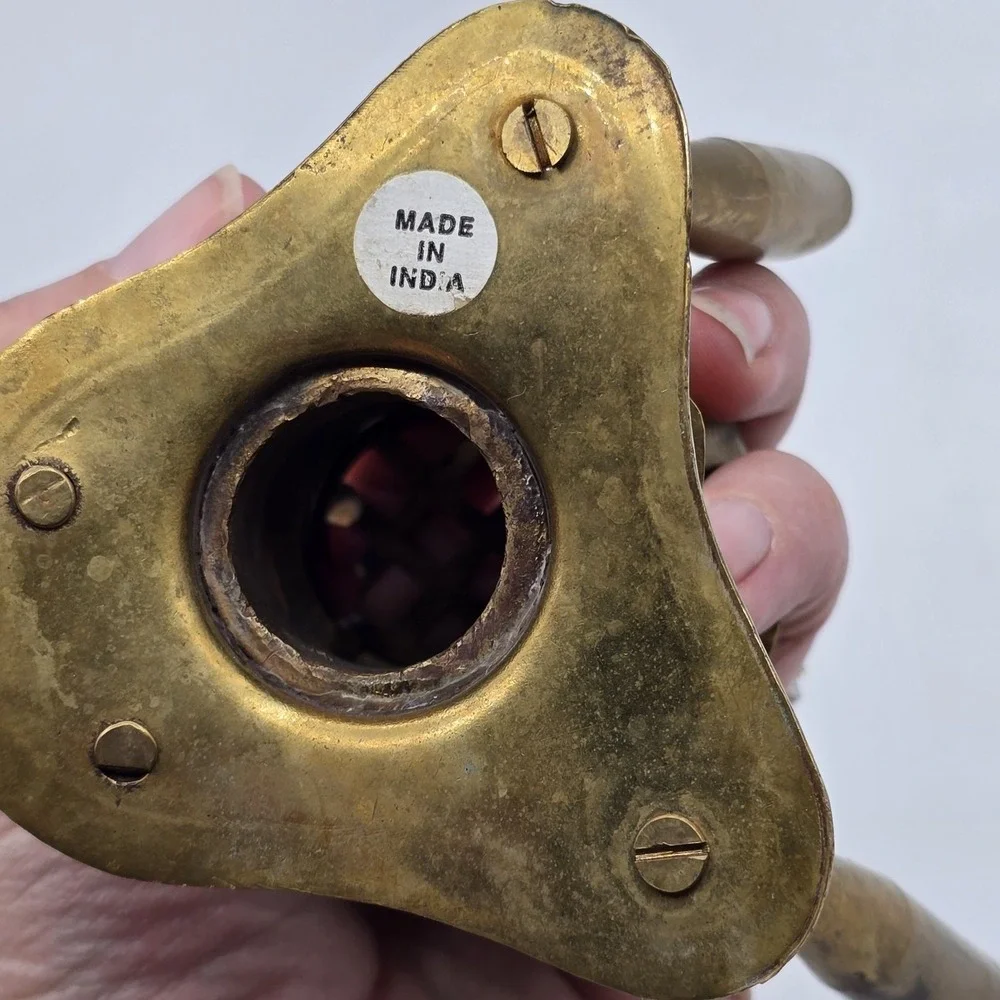 Vintage Brass Diving Helmet Pen Holder Nautical‎ Maritime Scuba Flat Head Screws